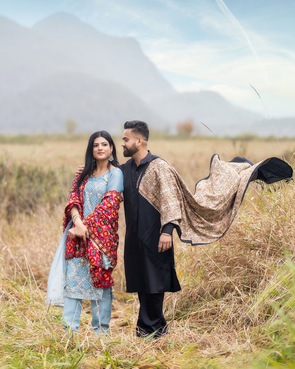 Pre-wedding photography shoot in British Columbia